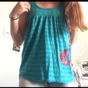 Roxy logo tank top
