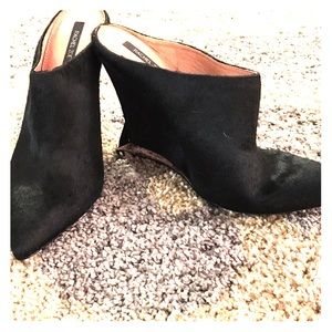 Rachel Zoe Stefan Calf Hair Wrapped Wedges