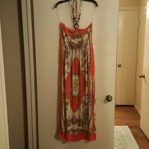 Sheer maxi dress