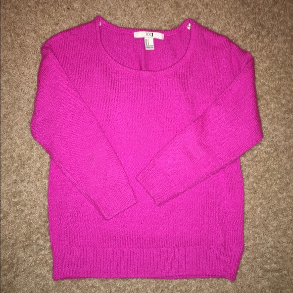 Hot pink sweater