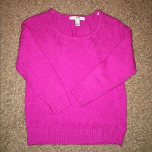 Hot pink sweater
