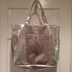Clinique Silver Tote Bag