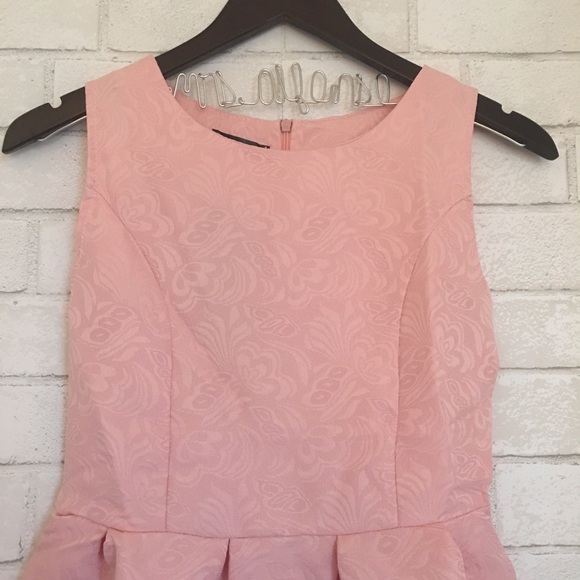 {25% off Sale} Rhinestone Pink Fit & Flare Dress - Picture 4 of 4