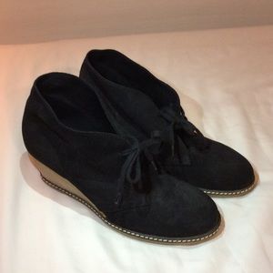 J. Crew Black Macalister Wedge Boot