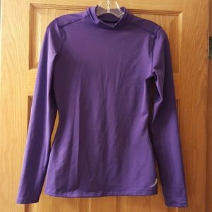 Fleece lined workout top baselayer