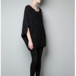 Maroon Zara Knit Oversized Sweater Size M