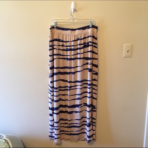 LOFT Abstract Pattern Maxi Skirt