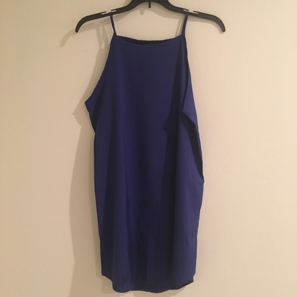 🆑 Cami Mini Slip Dress in Royal Blue - Picture 3 of 4