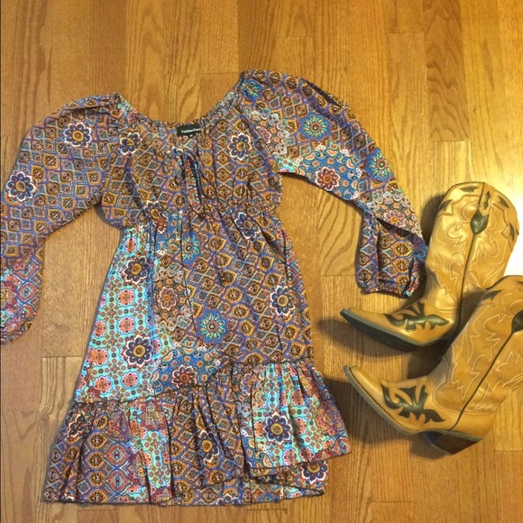 Peasant Sleeve Dress