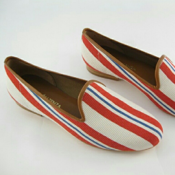 Ramon Tenza Taylor Loafer Flats Striped - Picture 4 of 5
