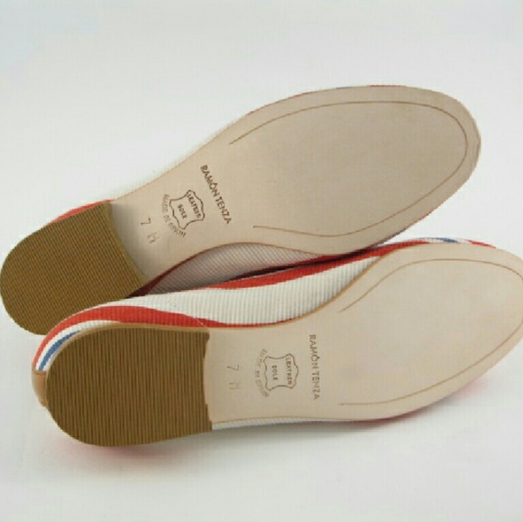 Ramon Tenza Taylor Loafer Flats Striped - Picture 5 of 5