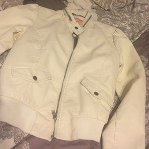 Cream Moto jacket