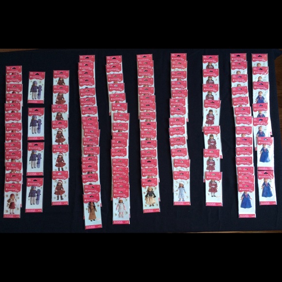 ❌❌sold❌❌Huge bundle of 112 American Girl stickers
