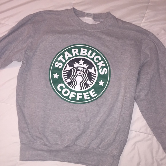starbucks graphic jumper