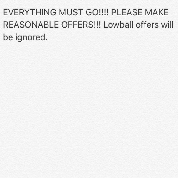 EVERYTHING MUST GO SALE!