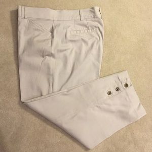 Tummy Control Button Capris