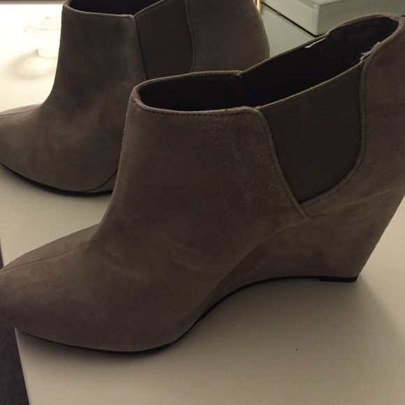 Suede booties