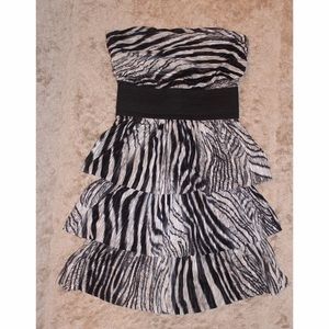 Zebra-Print Dress
