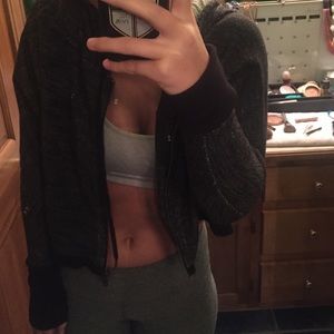 Crop top sweatshirt