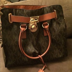 Michael kors lrge Hamilton monogram signature tote