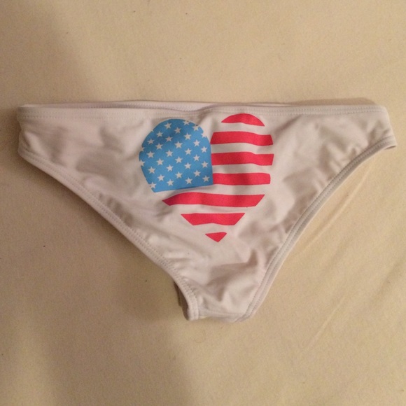 Wildfox American flag bikini bottom