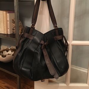 Kooba purse - leather Parker Hobo Bag - black
