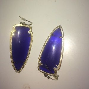 blue earrings!!