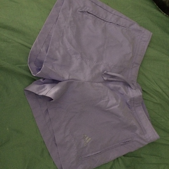 Purple sport shorts