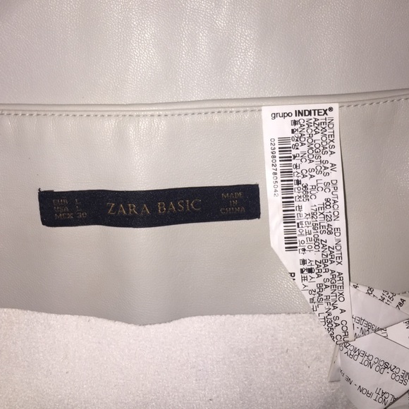 Zara leather skirt - Picture 3 of 4