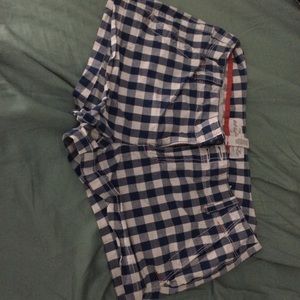 Plaid shorts