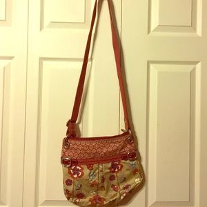 Never Used Floral Fossil Cross Body