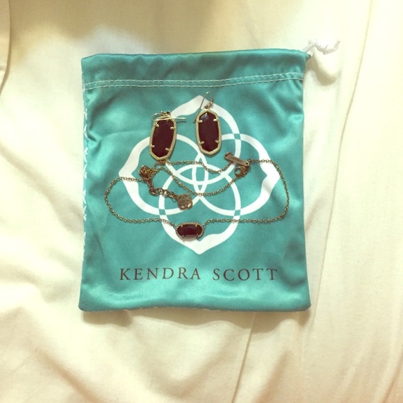 Kendra Scott "Dani" Earrings & Neclace Set