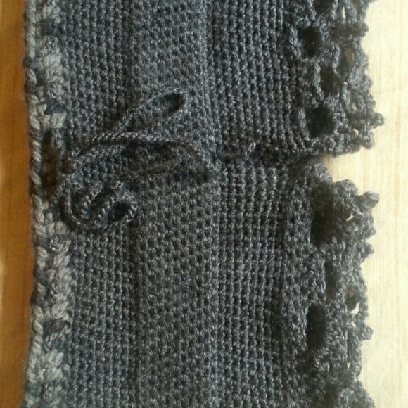Grey Crochet Shorts - Picture 2 of 3
