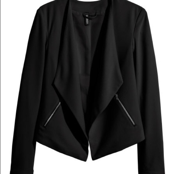 Zippered blazer