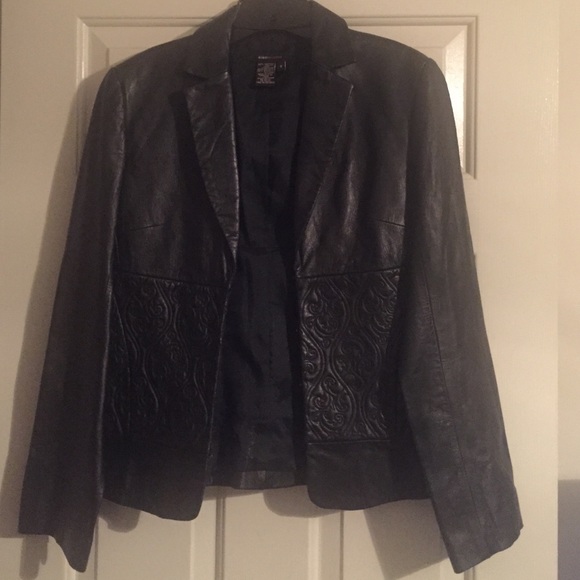 💣the bomb leather detailed Blazer from BCBG💣