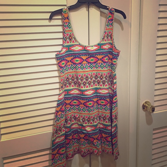 ☘Aztec Print Dress