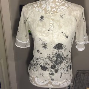 *Sold* The Limited Silk Blouse