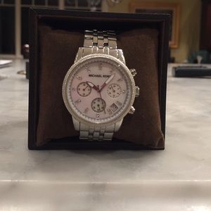 Michael Kors women's Ritz silver tone watch MK5020