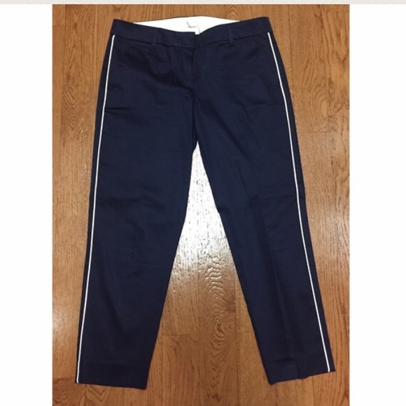 Navy Jcrew cropped pants