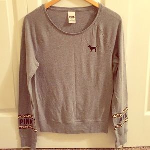 PINK (VS) cheetah print long sleeve