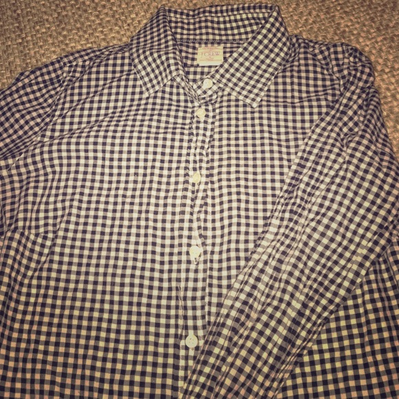 J.Crew gingham button down