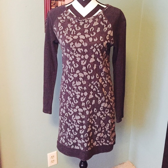 LOFT Leopard Print Tunic - Picture 2 of 4