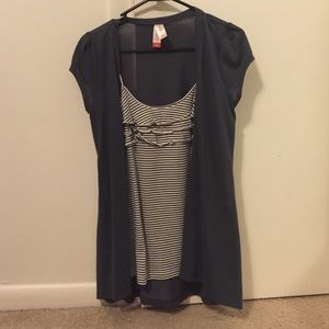 Grey tank top and shrug