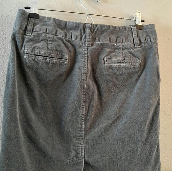 Old Navy Corduroy Gray Skirt - Picture 2 of 3