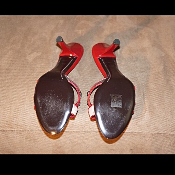 Authentic Louis Vuitton Satin Slides - Picture 3 of 4