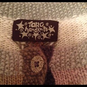 Beautiful hand knit wool sweater.