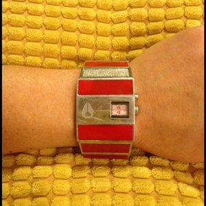 Nixon red watch