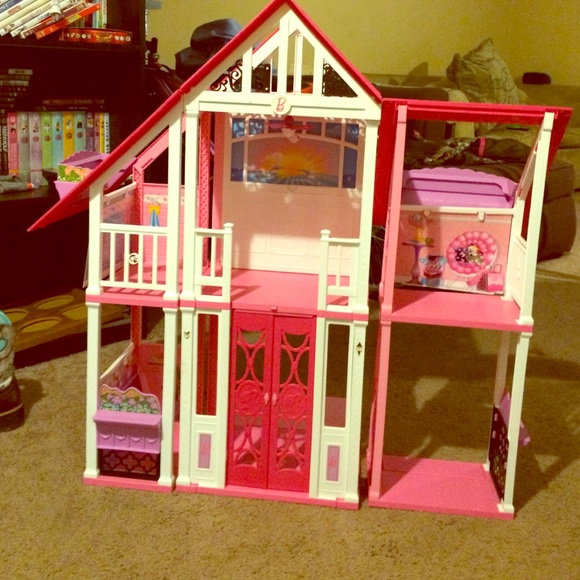 A Barbie doll House it comes with funiture