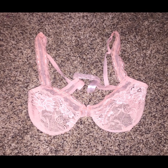 Pink Lace Bra