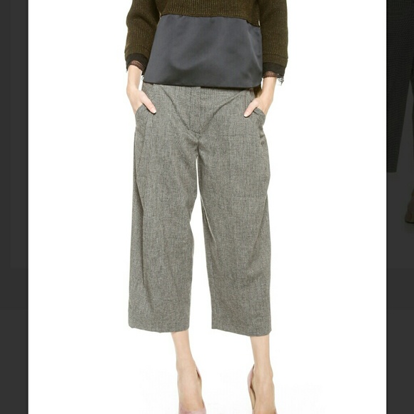 NWT No. 21 Checkered Culottes Black/White Pants